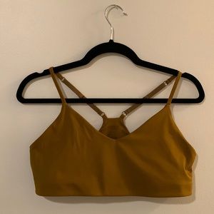 Gold Girlfriend Collective bra
